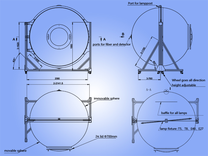 2M AL Integrating Sphere